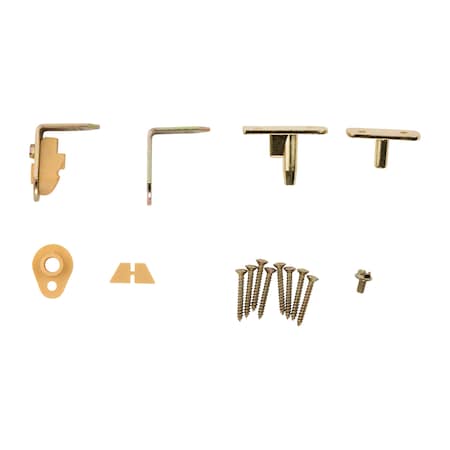 National Hardware National Hardware Swing N Stay Brass Cafe Door Hinge 1 pk N173-823